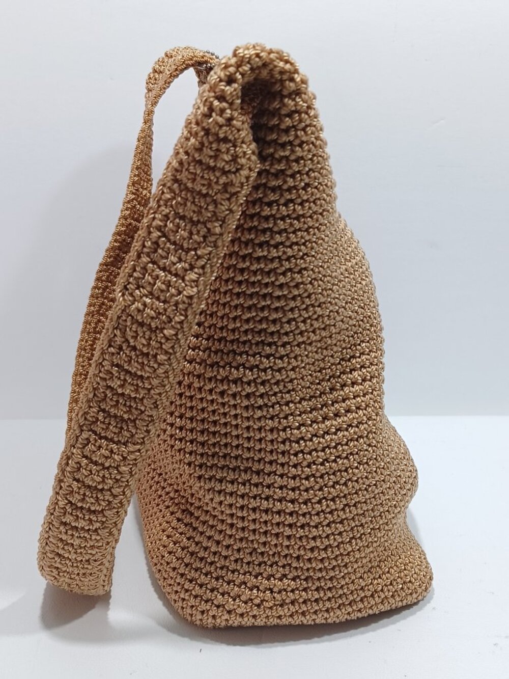 The Sak Crochet Elliot Lucca Tan Shoulder Bag Single Strap - Picture 4 of 12